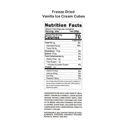 G-BOX FREEZE DRIED ICE CREAM CUBES (VANILLA)