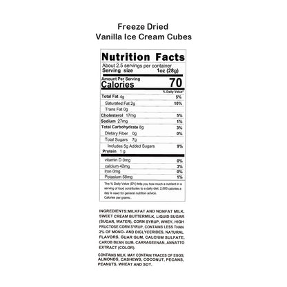 G-BOX FREEZE DRIED ICE CREAM CUBES (VANILLA)