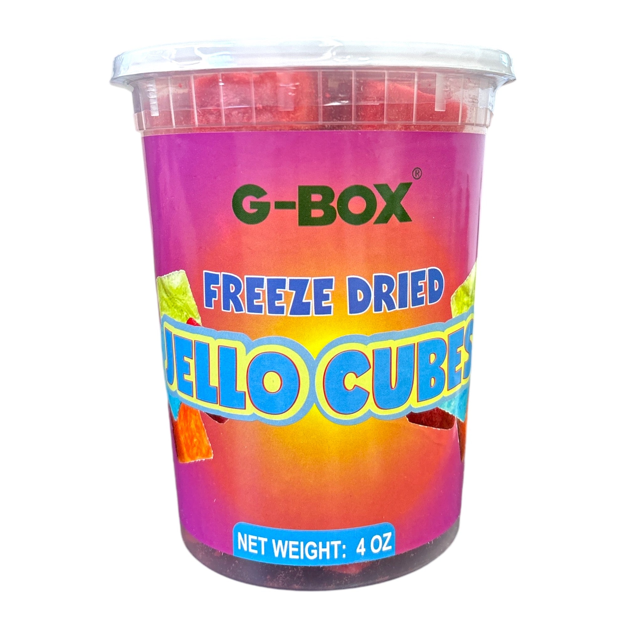 G-BOX FREEZE DRIED JELLO CUBES (CHERRY)