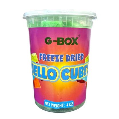 G-Box Freeze Dried Jello Cubes Orange Flavor - USA-Made Freeze-Dried Candy